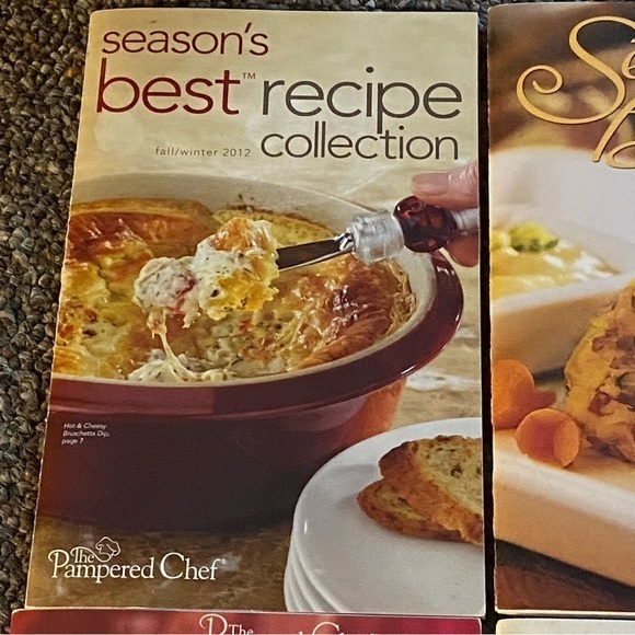 Pampered Chef Seasons Best Recipe Collection Books 4 Total - Picture 6 of 13